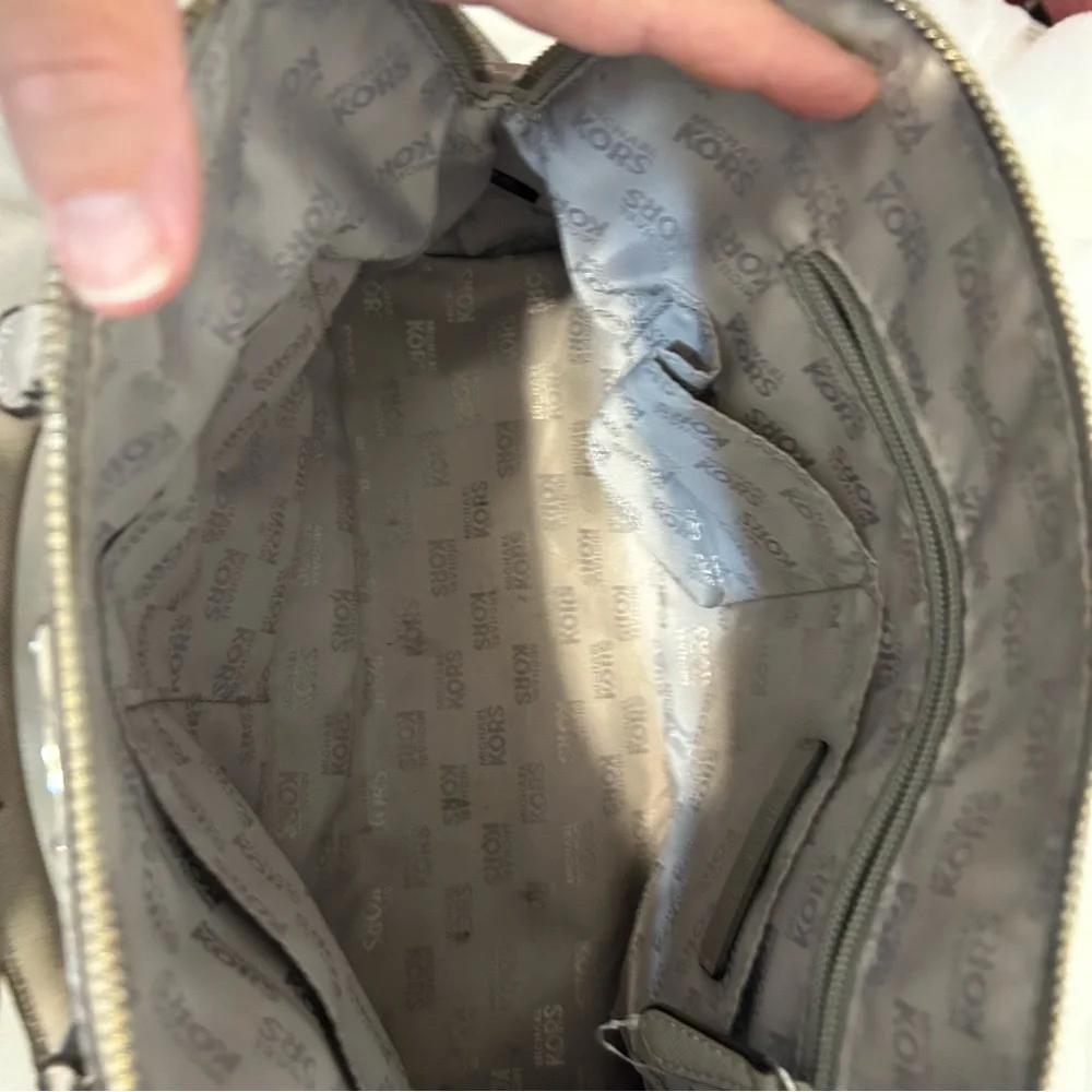 Michael Kors Taupe Satchel Bag‎